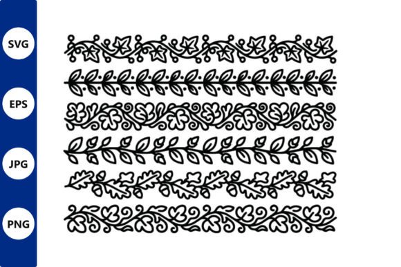Download Botanical Border Vector Set - Botanical border Collection