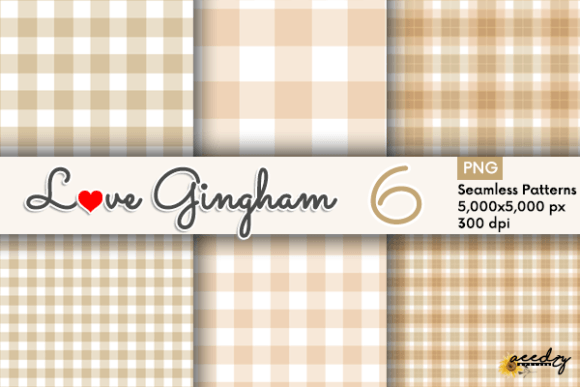 Download Gingham in Olive Green Tan - Premium Resources