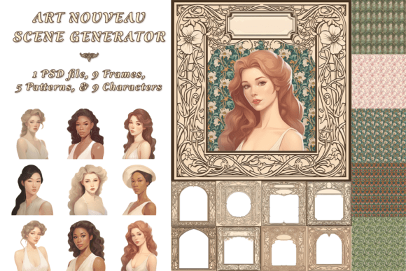 Download Art Nouveau Scene Generator - Scene generator Collection