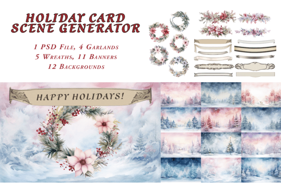 Download Holiday Card Scene Generator - Scene generator Collection
