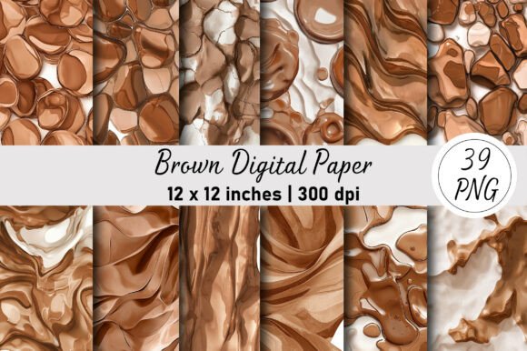Download Brown Digital Paper - Brown Collection