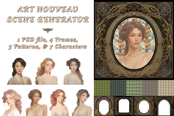 Download Art Nouveau Scene Generator - Scene generator Collection