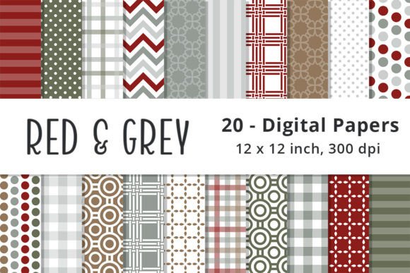 Download Red, Grey and Brown Digital Paper - Brown Collection