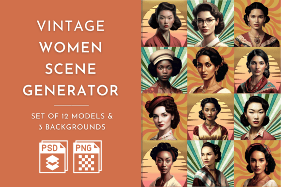 Download Retro Women Scene Generator - Scene generator Collection