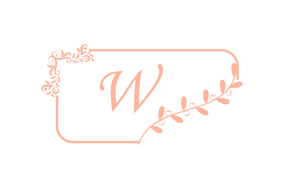 Download Wedding Botanical Border Monogram - Botanical border Collection