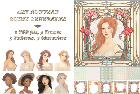 Download Art Nouveau Scene Generator - Scene generator Collection