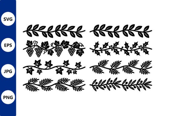 Download Botanical Border Vine Design - Botanical border Collection