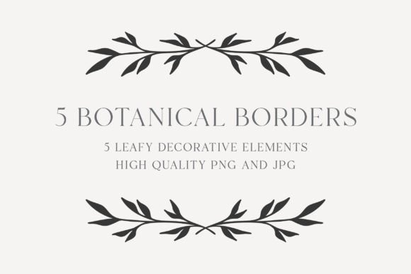Download Botanical Border Bundle | Elegant Frames - Premium Resources