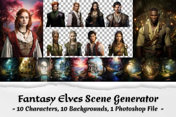 Download Fantasy Elves Scene Generator - Scene generator Collection