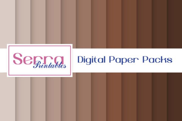 Download Shades of Brown Digital Paper Pack - Brown Collection